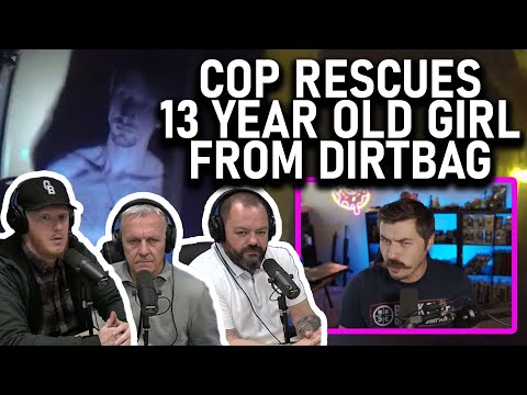 Cop RESCUES 13 Year Old Girl from Dirtbag REACTION!! | OFFICE BLOKES REACT!!