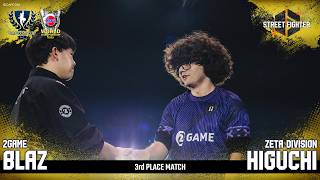 2GAME｜BLAZ（サガット/C）vs ZETA DIVISION｜ひぐち（ガイル/C）「3rd Place Match」【CAPCOM CUP 12】