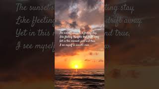 Nature | poem | writer | sunset | rhyme Profile
