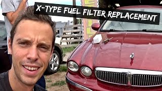 Jaguar X-TYPE Fuel Filter Replacement and Location