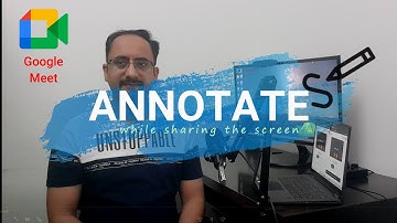Annotate in Google Meet while presenting your screen| Dr. Vishal Kataria
