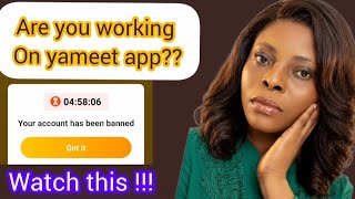 Never do this on yameet app #Yameetapp#apprules#chattingapp screenshot 5