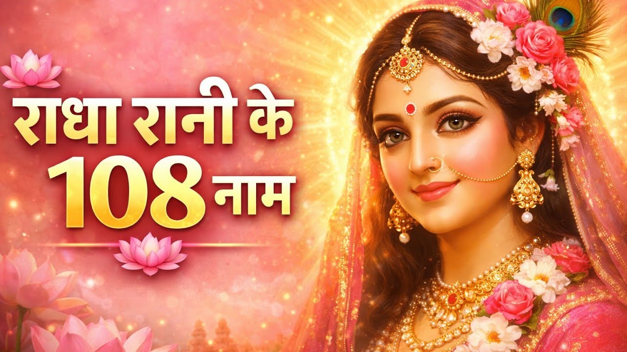 108 Radha Naam Jaap | Radhe Radhe Bhakti Mantra for Meditation 