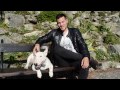 Rocky the bull terrier travels around europe