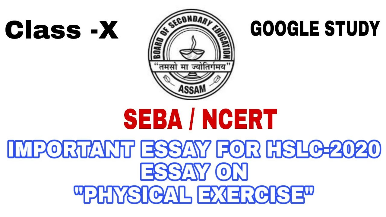 essay seba class 10