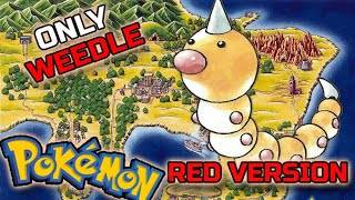 Can I Beat POKEMON RED using only one WEEDLE?