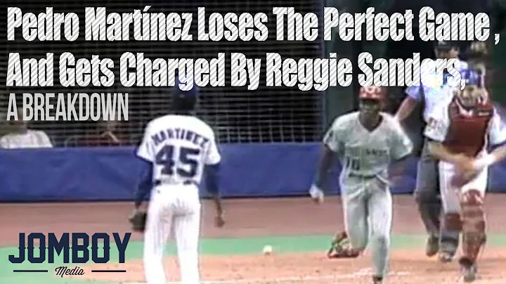 Pedro Martnez loses the perfect game and gets char...