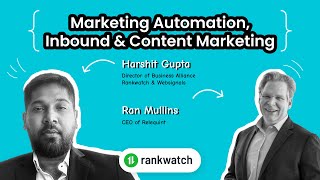 Ran Mullins On Marketing Automation, Inbound & Content Marketing