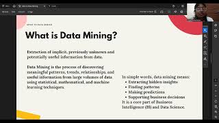 Unit 3 : Introduction to Data Mining