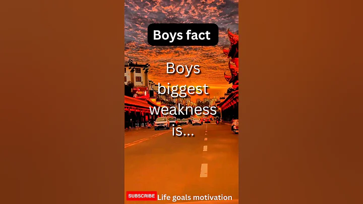 Boys biggest weakness is...#shorts #psychology #youtubeshorts #quotes #motivational #facts