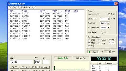 Morse Runner - Single Calls