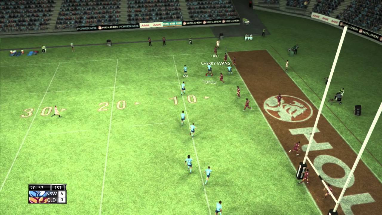 RLL2 Game 2 State of Origin Gameplay 2014 1ST Half NSW vs QLD