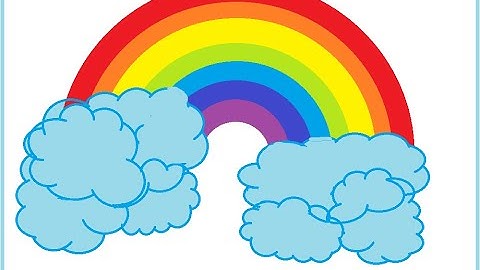 How to draw rainbow in MS Paint | MS Paint drawing | microsoft paint tutorial | ms paint