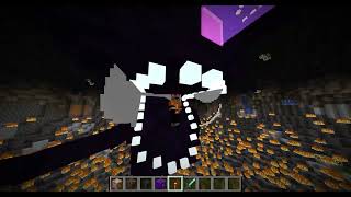 I Spawn the Wither Storm in a glowing cave ( minecraft 2022 )