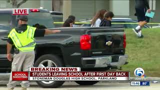 Students dismissed after half-day at Marjory Stoneman Douglas High School