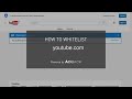 Adback tutorial how to deactivate your adblocker on youtubecom