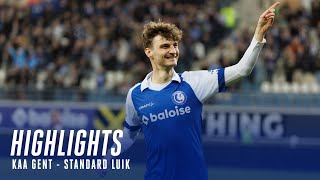 🎬 KAA Gent - Standard de Liège: 5-1 (MD1 Europe Play-Offs)