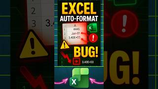 Typing error Auto-Format #exceltricks #exceltutorial #excel2025 #excel #excelformulas #exceltips