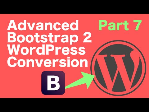 Advanced Bootstrap to WordPress - Part 7 - The Default Page Template