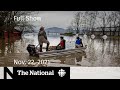 CBC News: The National | More storms head to B.C., P.E.I. potato problems, Santa shortage