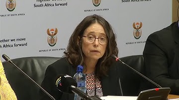 Minister Pandor and NSFAS Administrator Dr Carolissen briefs media on NSFAS 2019 application cycle