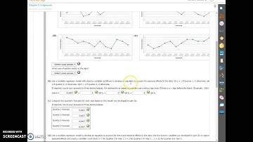Multiple Regression Forecasting Part 1