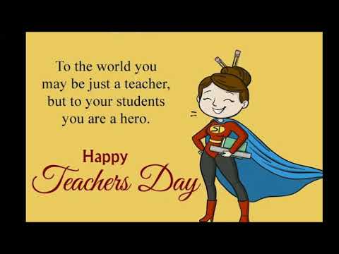 Happy Teacher&#39;s Day wishes in English/Best inspirational quotes about teachers/ #teachersdayquotes