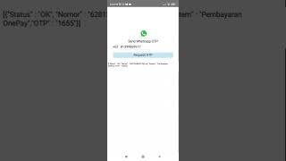 [Subs for more info] OTP API WHATSAPP UNTUK KEBUTUHAN APLIKASI Authentication screenshot 5