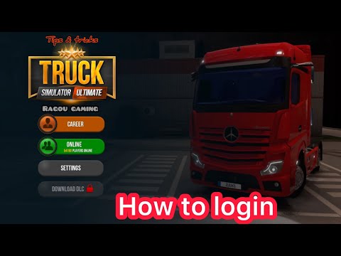 How to login in Truck Simulator Ultimate