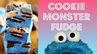 30 Minute COOKIE MONSTER FUDGE  ツ