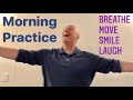 Wellbeing laughter morning practice  robert rivest laughter yoga master trainer rivest method ceo
