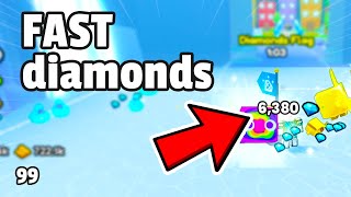 Fast Diamonds! in Roblox Pet Simulator 99! (Fastest Way Possible!?) #petsim99 #roblox