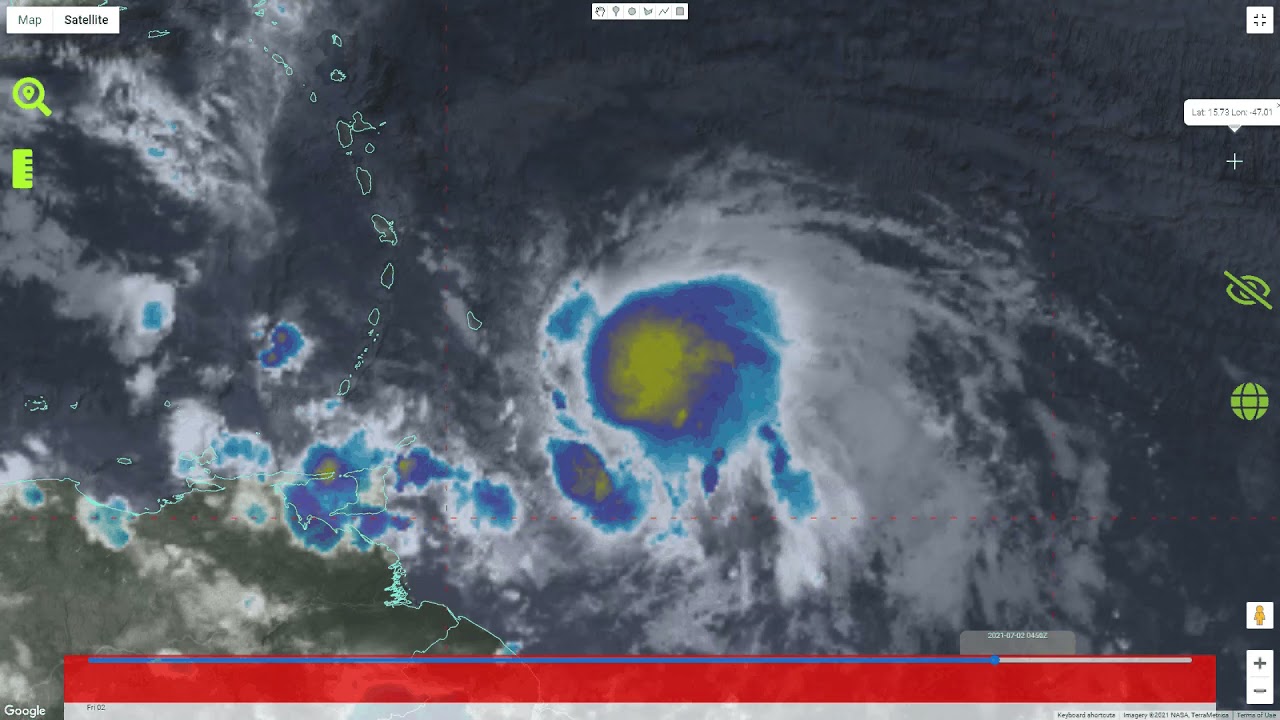 2 AM update on Tropical Storm Elsa