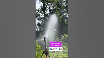 Béc tưới phun mưa BT146 gắn ống 27 có chỉnh góc xoay #bectuoiBACTHAO