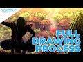 Watch me draw a comic page from start to finish  the scribble media