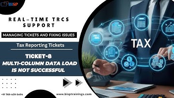 Oracle TRCS | Oracle TRCS Data Load | Working with Oracle TRCS Support | Oracle Tax Reporting BISP