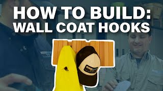 Building Wooden Wall Coat Hooks with Tony and Corey | WW Build by Weekend Warriors Home Improvement Show 184 views 1 year ago 8 minutes, 16 seconds