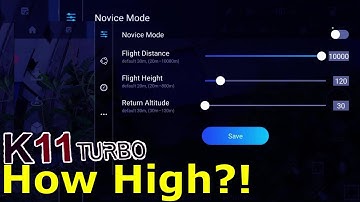 How High the K11 Turbo Drone Can Fly? It Claims Up to 800 Meters (2,625 ft)! 🚁🌤️📏