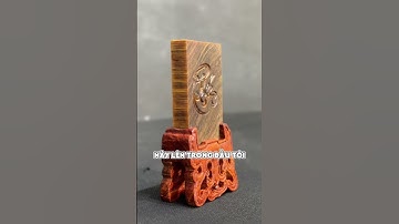 Tranh gỗ điêu khắc thủ công, tranh gỗ Bùi Gia đục tay cao cấp: Miếng gỗ Hoàng đàn