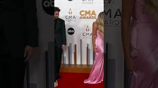 Chase Stokes and Kelsea Ballerini at 2023 CMA Awards Red Carpet