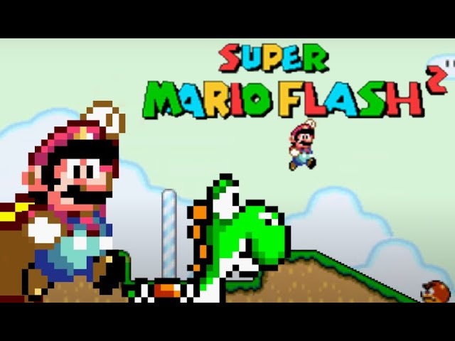 GAMEPLAY FLASH: Super Mario Flash Version 2 