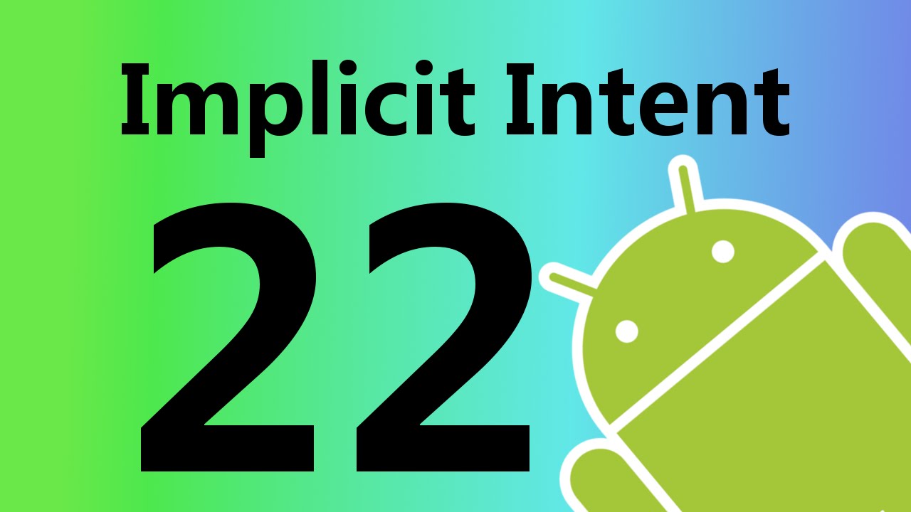 Android Başka Bir Uygulamaya Yönlendirmek ve Implicit Intent - YouTube