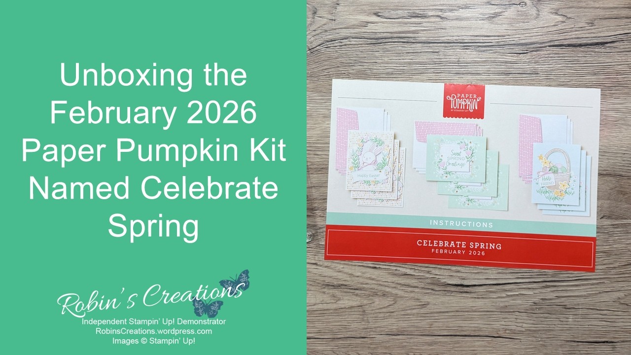 Unboxing the February 2026 Celebrate Spring Paper Pumpkin Kit - YouTube