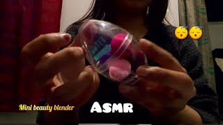 ASMR with my mini beauty blenders😂 |just for fun| lofi