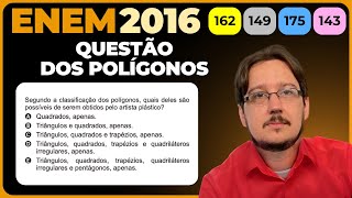 ENEM 2016 || Visualização 3D || É comum os artistas plásticos se apropriarem de entes matemáticos