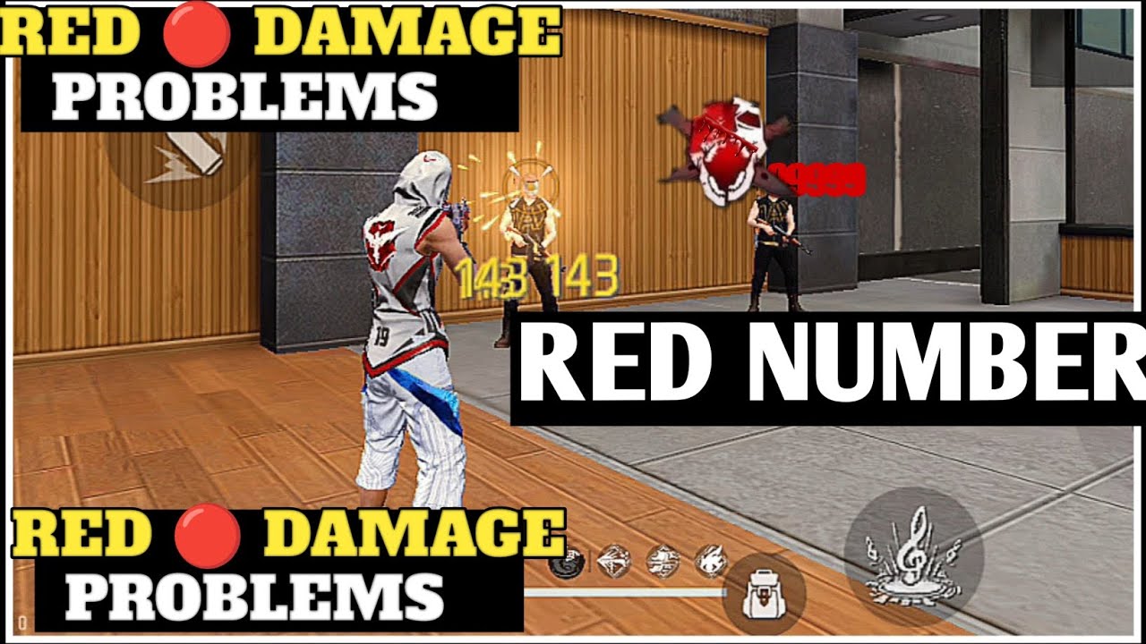 Red Damage Problem In Free Fire || How To Slove Red Damage In Free Fire || Free Fire Mai Red Damage|