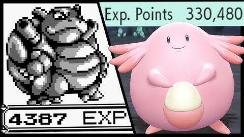 What Is The Most Possible EXP You Can Get in Pokemon Games?