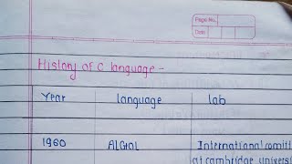 History of C Language | Evolution of C Programming Language | by @BCAAsSupport
