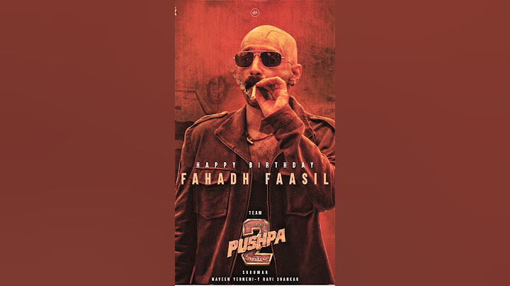 Happy birthday to Fahadh Faasil..  #pushpa #pushpa2 #alluarjun #fahadhfaasil