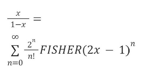 FISHER function Taylor Maclaurin SERIESSUM LINEST POLYNOMIAL REGRESSION Google Sheets or Excel